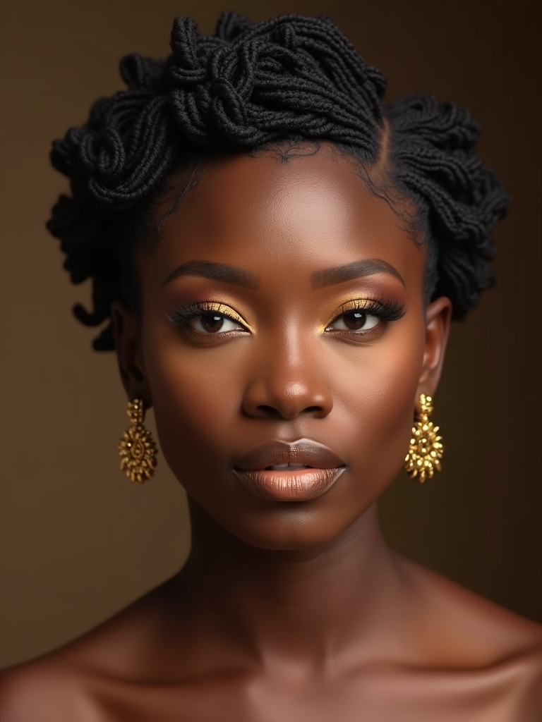 bantu knots protective style