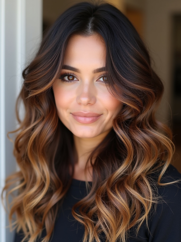 blonde highlights for curls