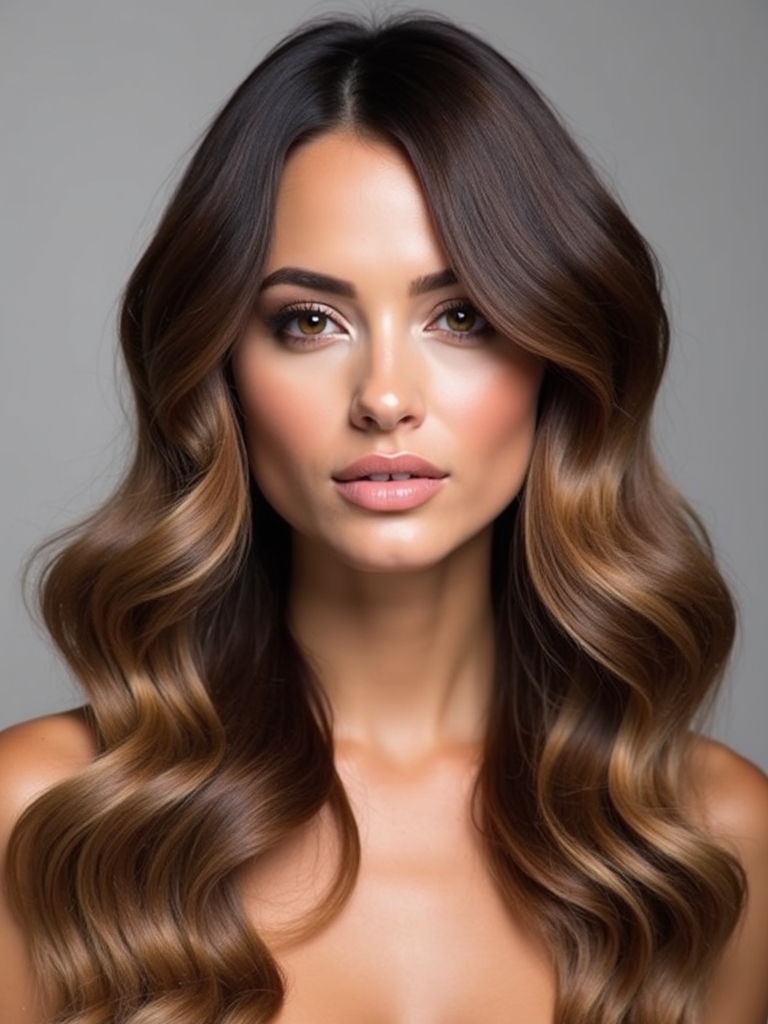 blonde highlights seamless gradient