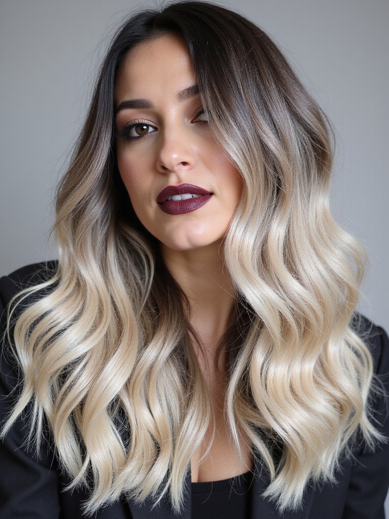 bold black and white gradient