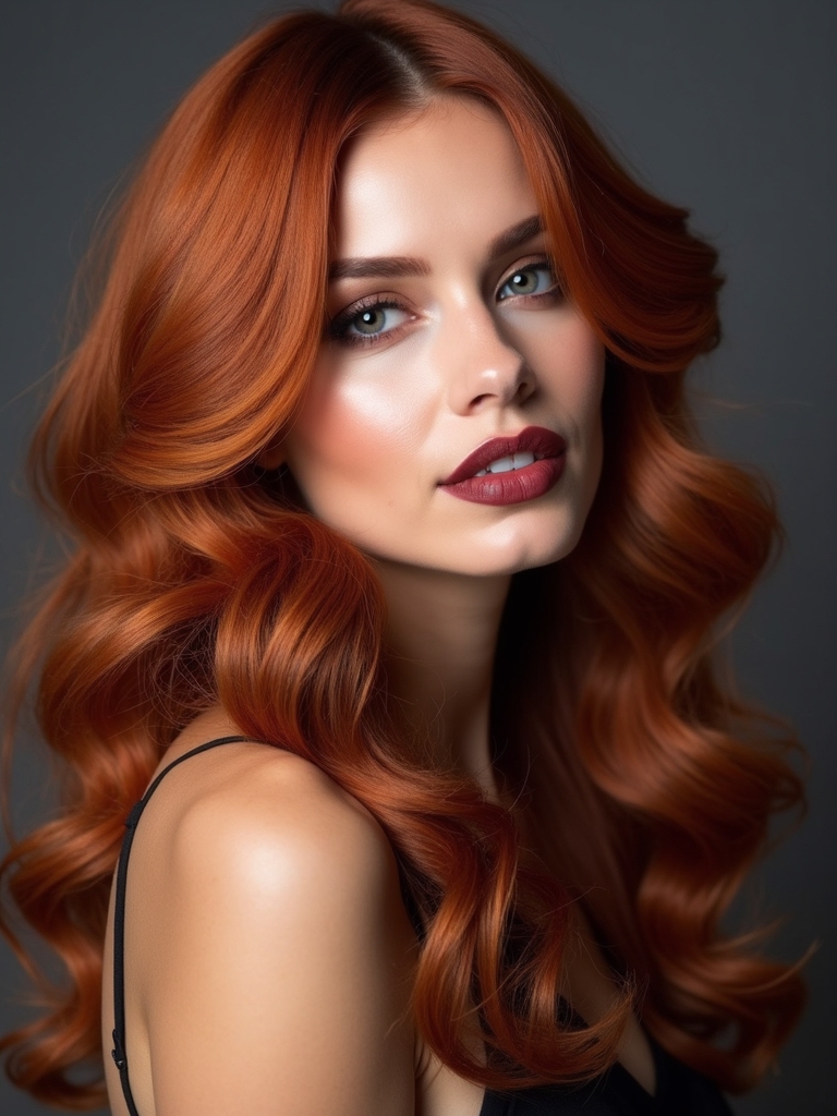bold burnt sienna beauty