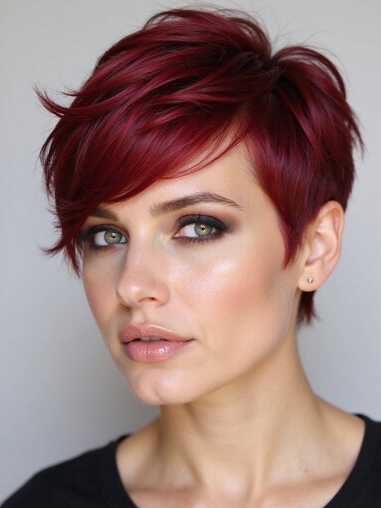 bold cherry red transformation
