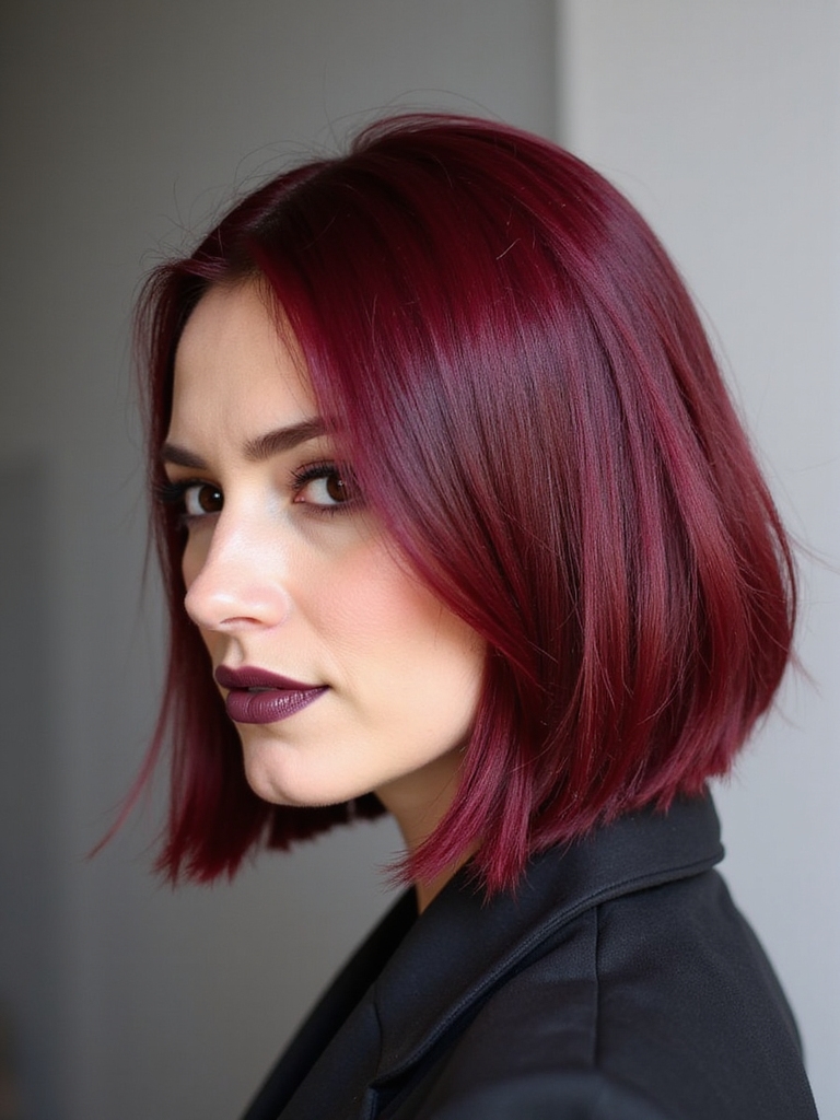 bold chic cherry red