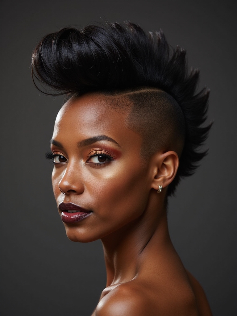 bold edgy confident hairstyle