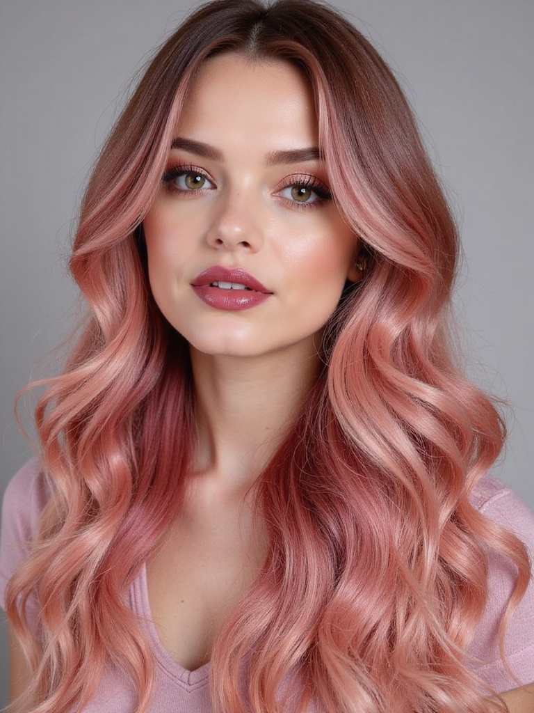 bold vibrant summer hairstyle
