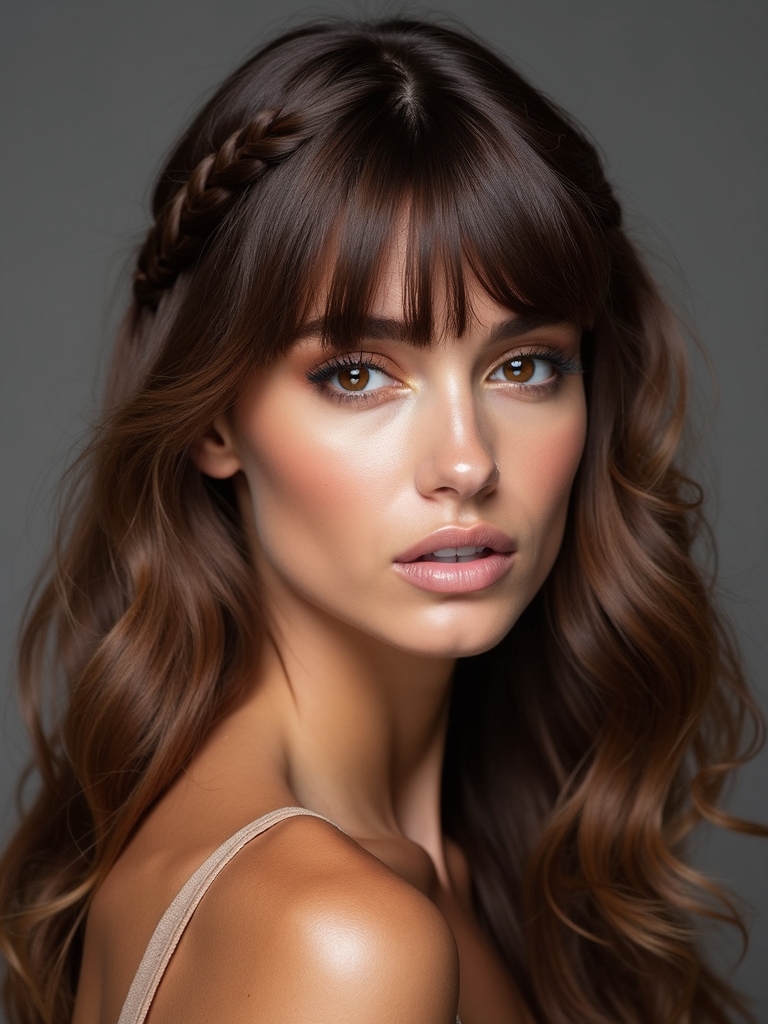 braided bangs for versatility