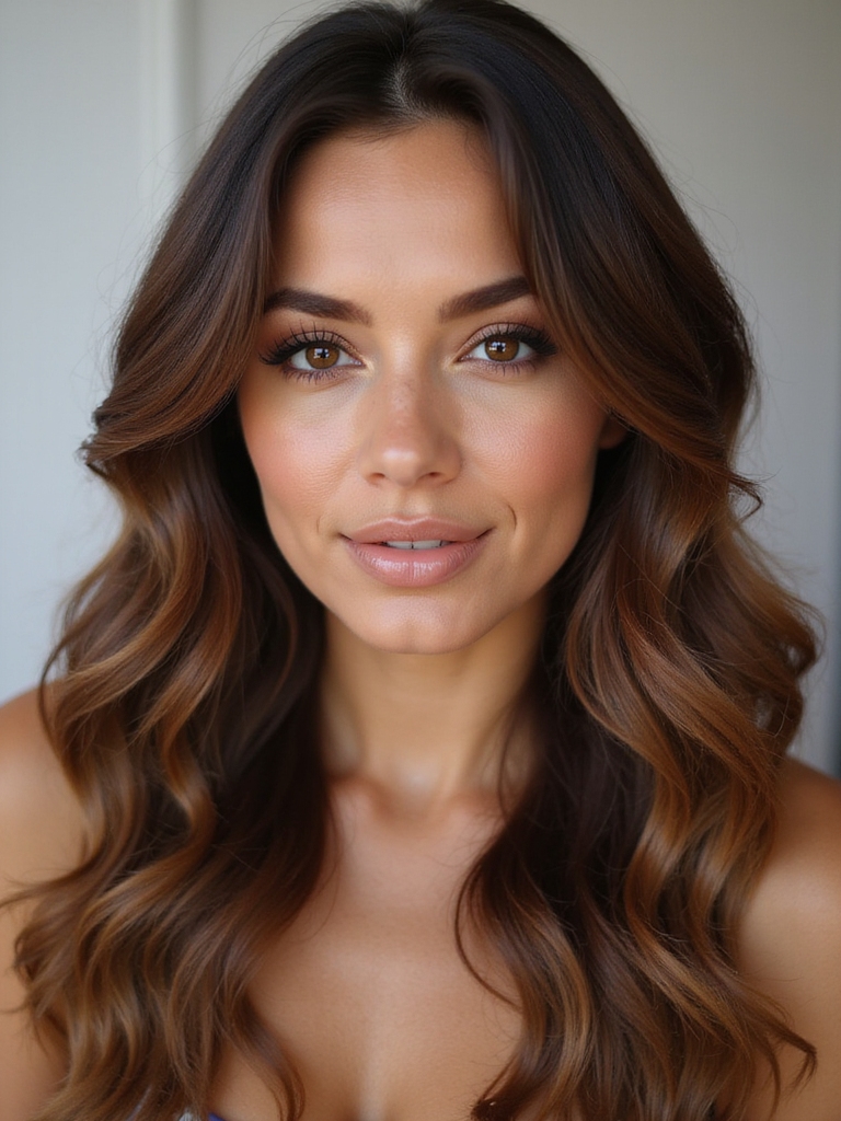 caramel highlights for radiant hair