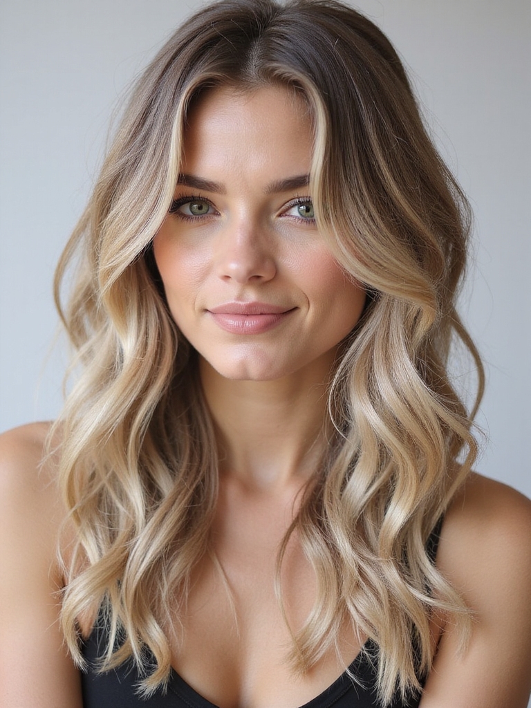 chic neutral mushroom blonde