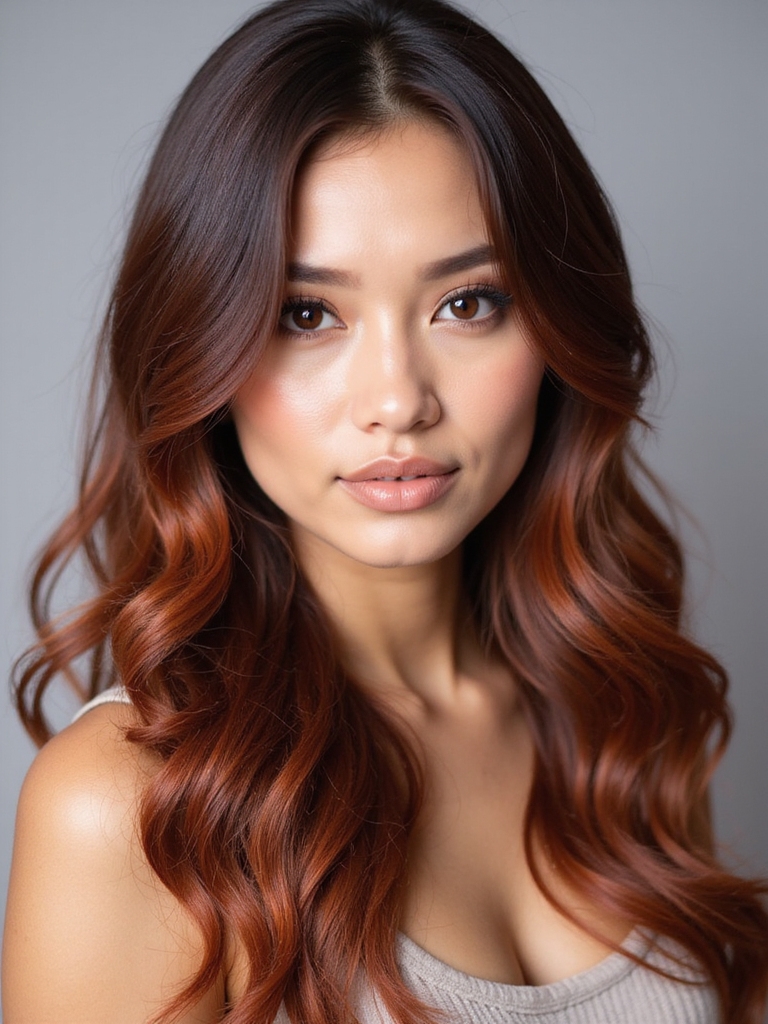chocolate copper hair color