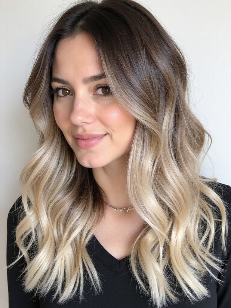 cookie inspired hair balayage