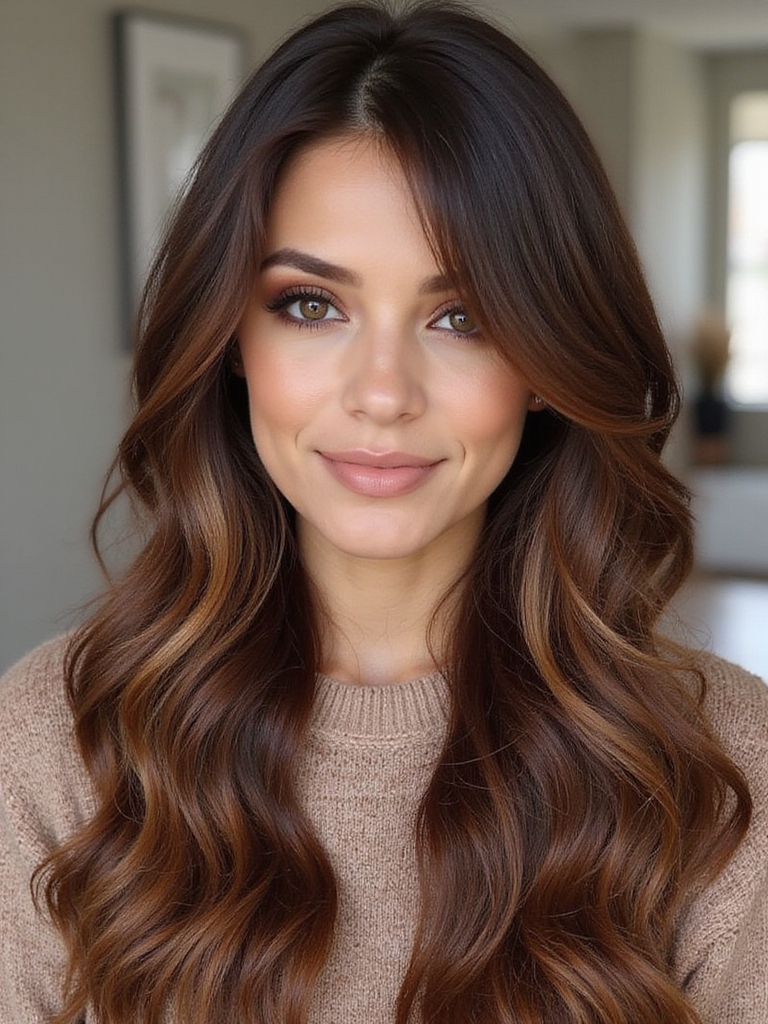 cozy autumn inspired hair