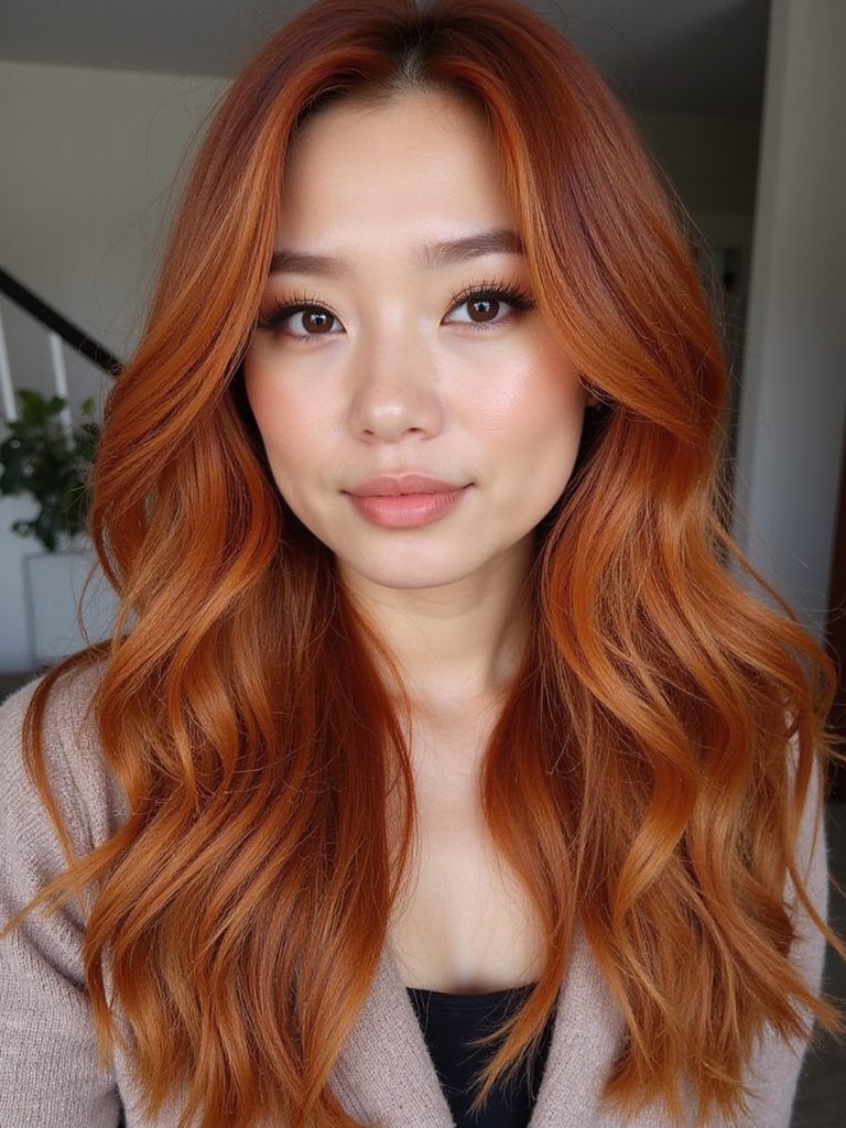custom highlights for red hair