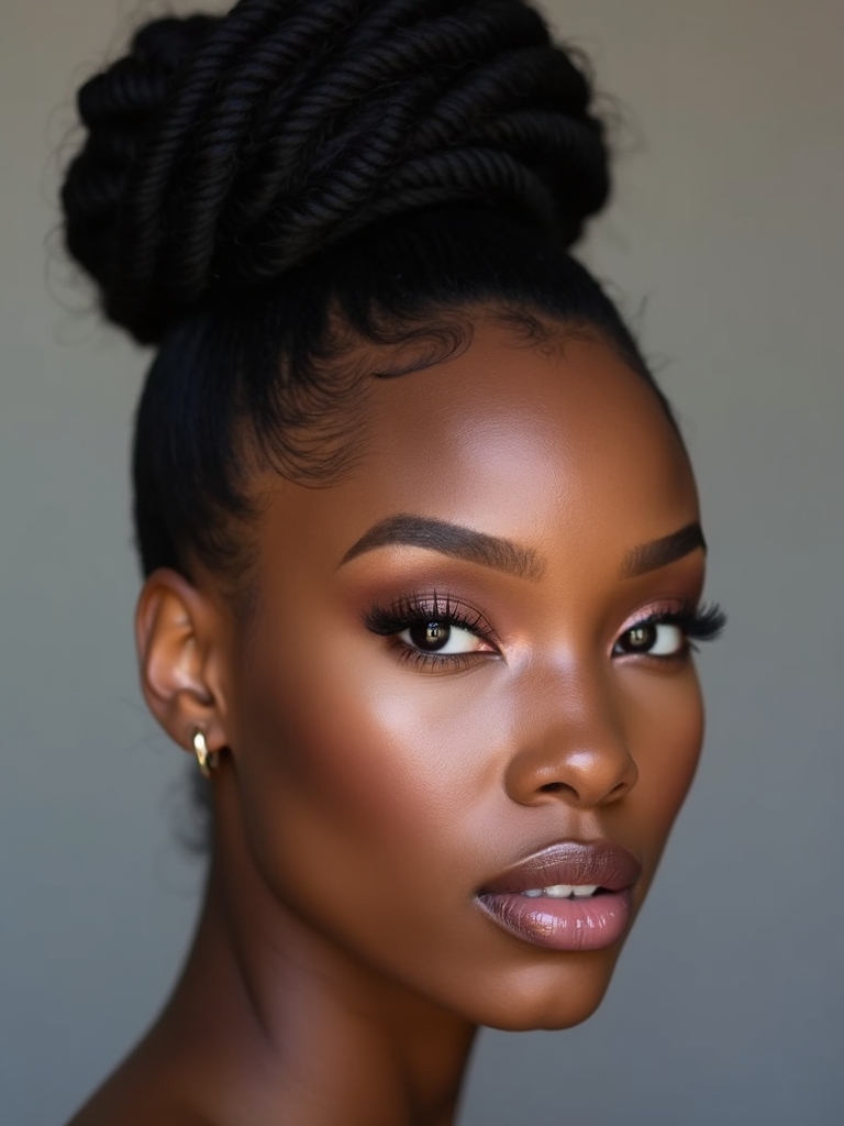 effortless chic top knot