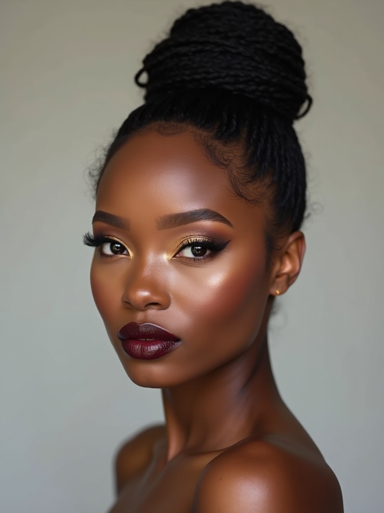 effortless sleek knotless bun