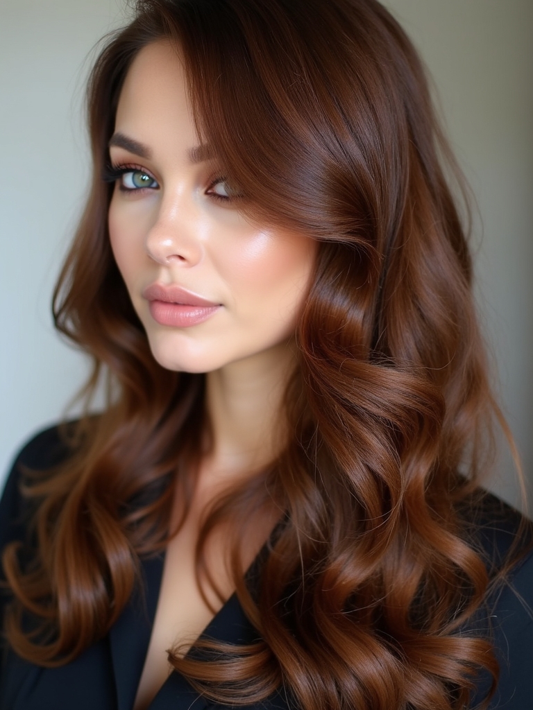 effortlessly alluring side swept hairstyle