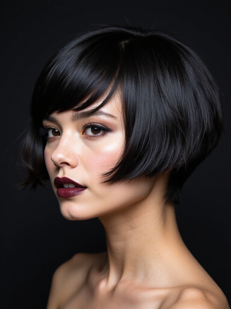 elegant flowy pixie hairstyle