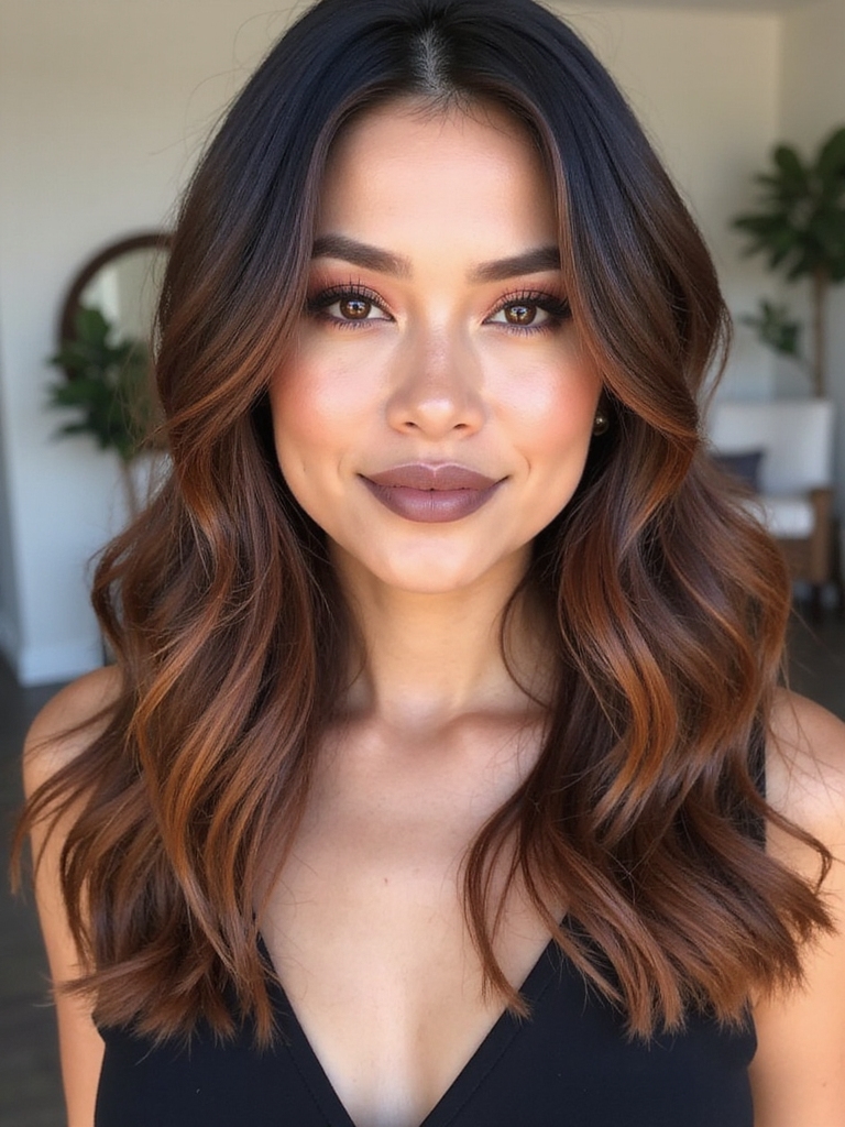 elegant mocha hair variations
