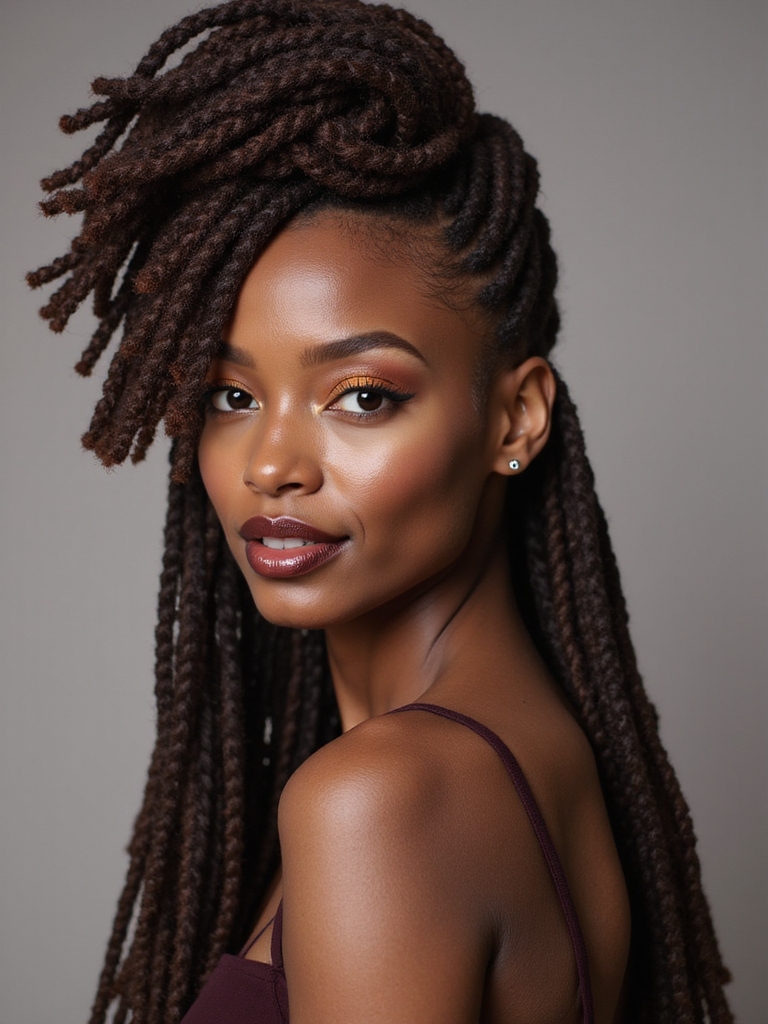 elegant versatile hair styling