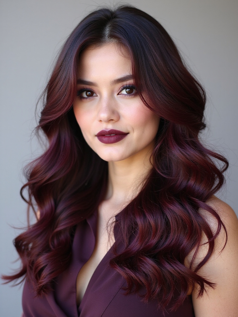 enchanting dark red plum