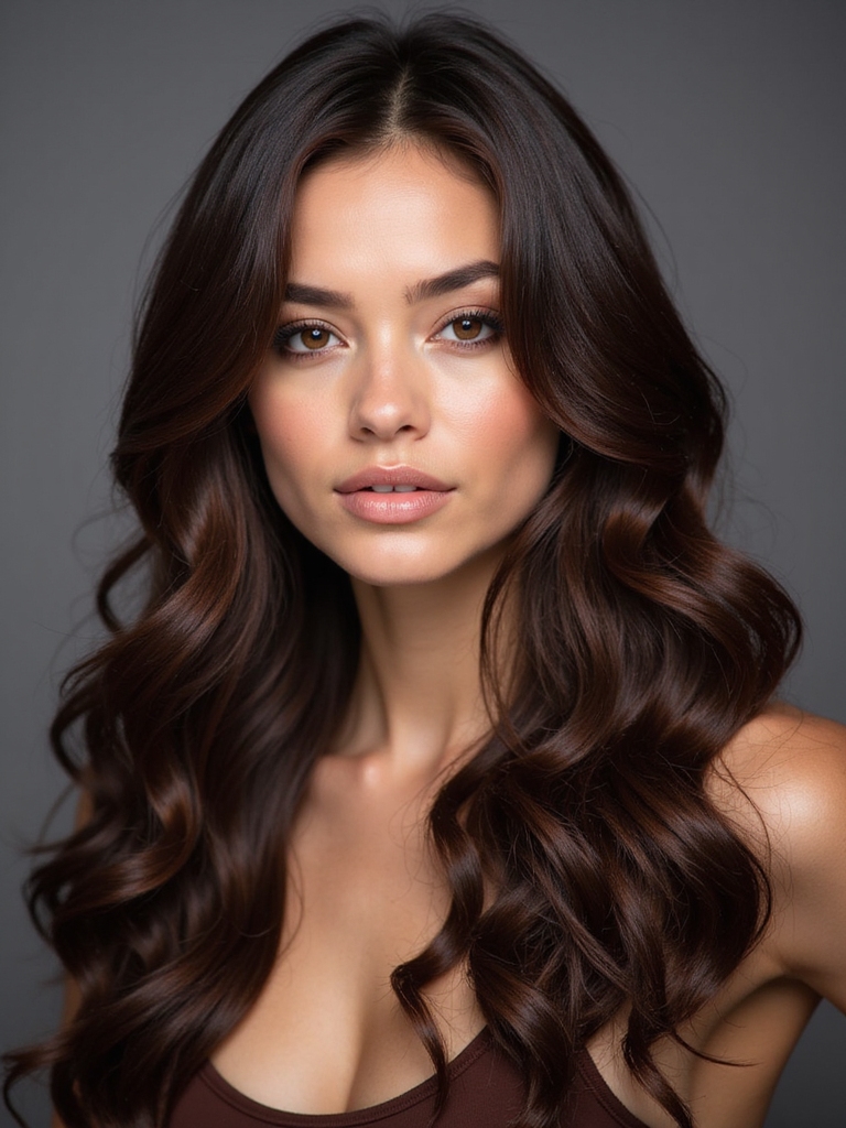 espresso hair color transformation