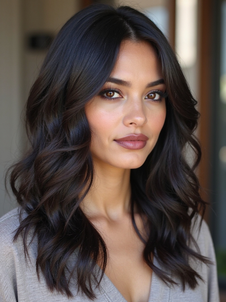 face framing highlights tips