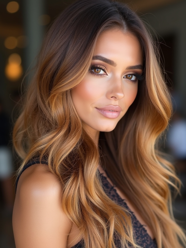 fall inspired seamless caramel tones