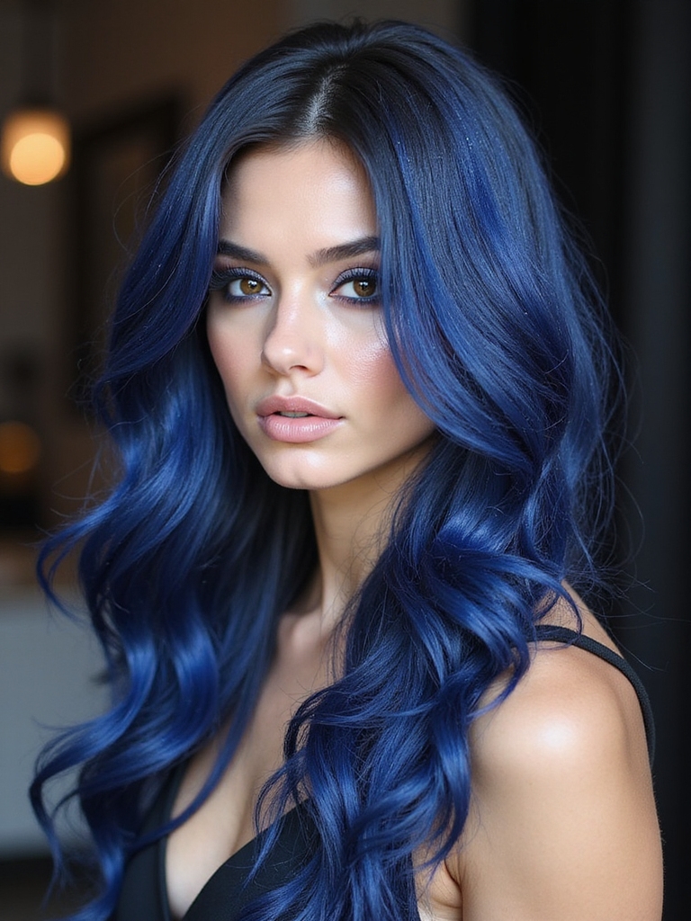 frosted blue hair enchantment