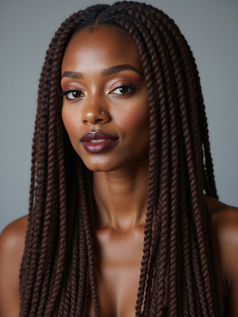 glamorous protective hair style