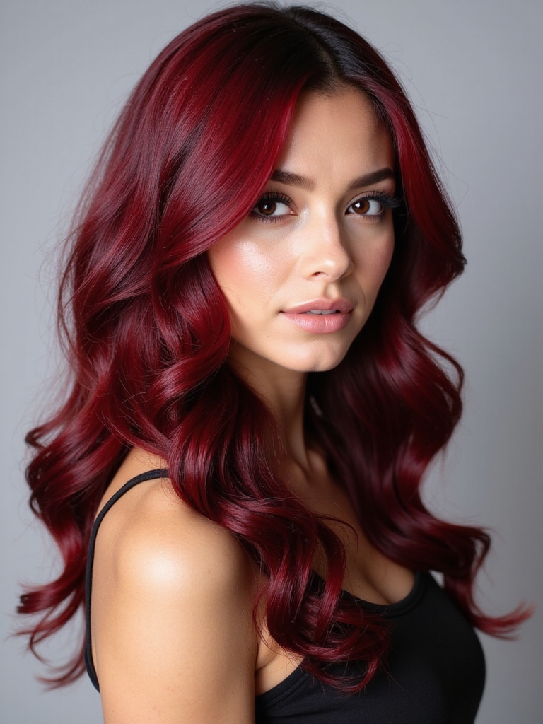 glossy cherry red allure