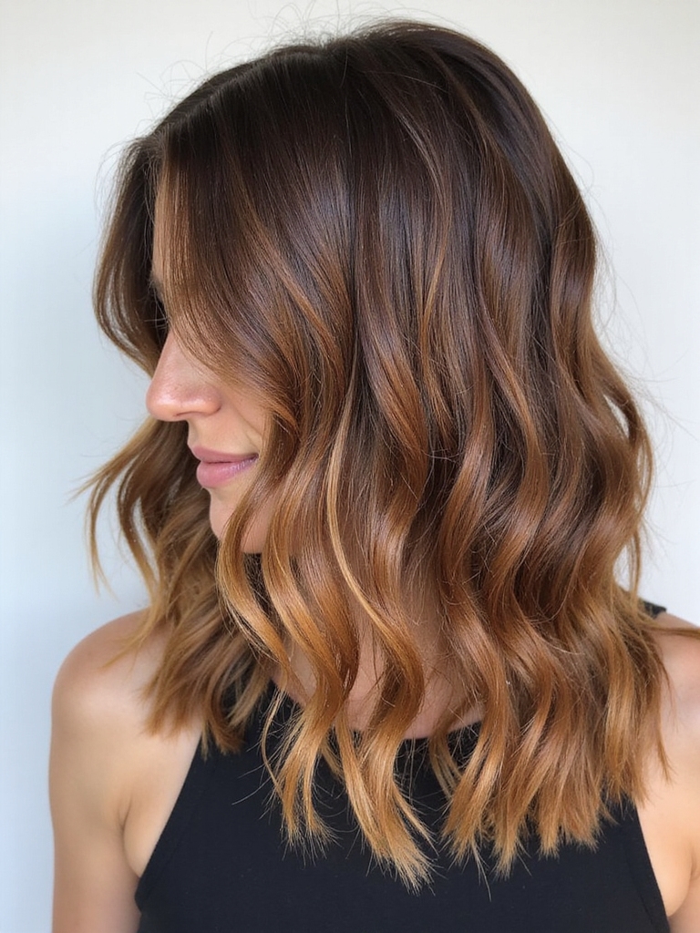 golden honey hair highlights