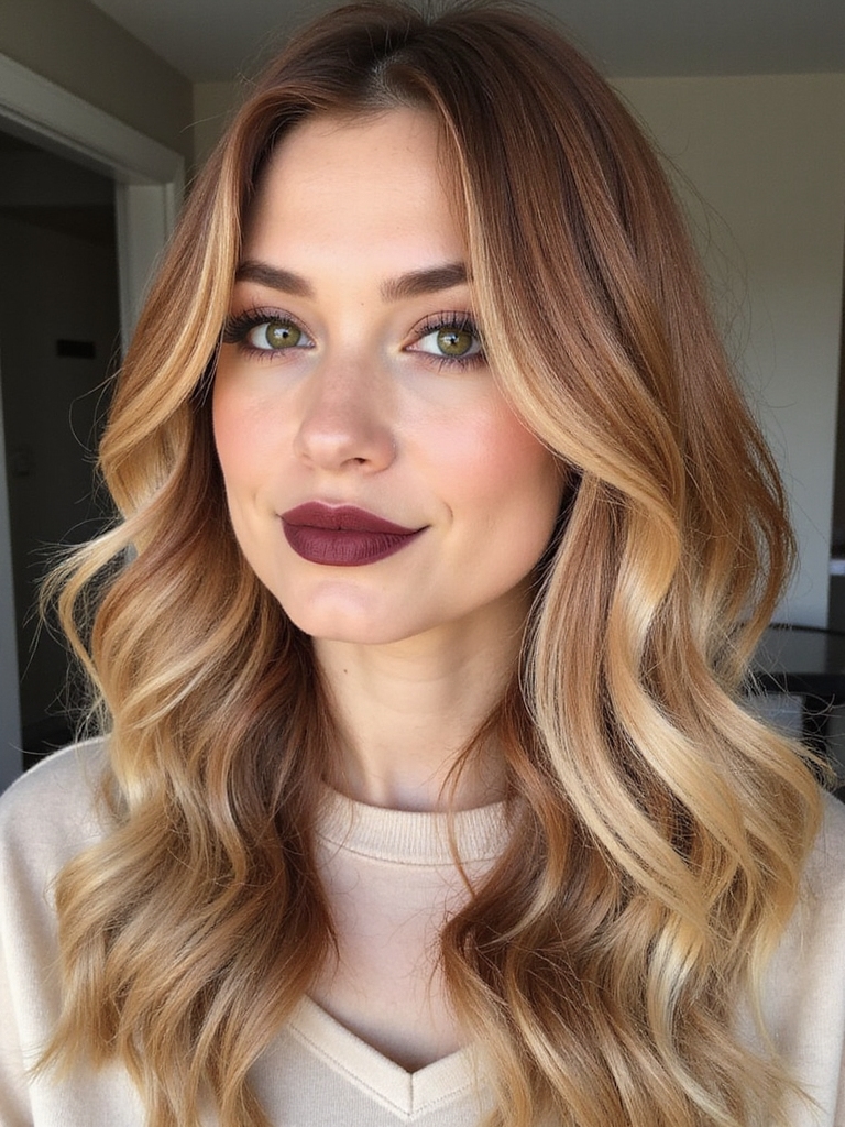 healthy highlights for red hair