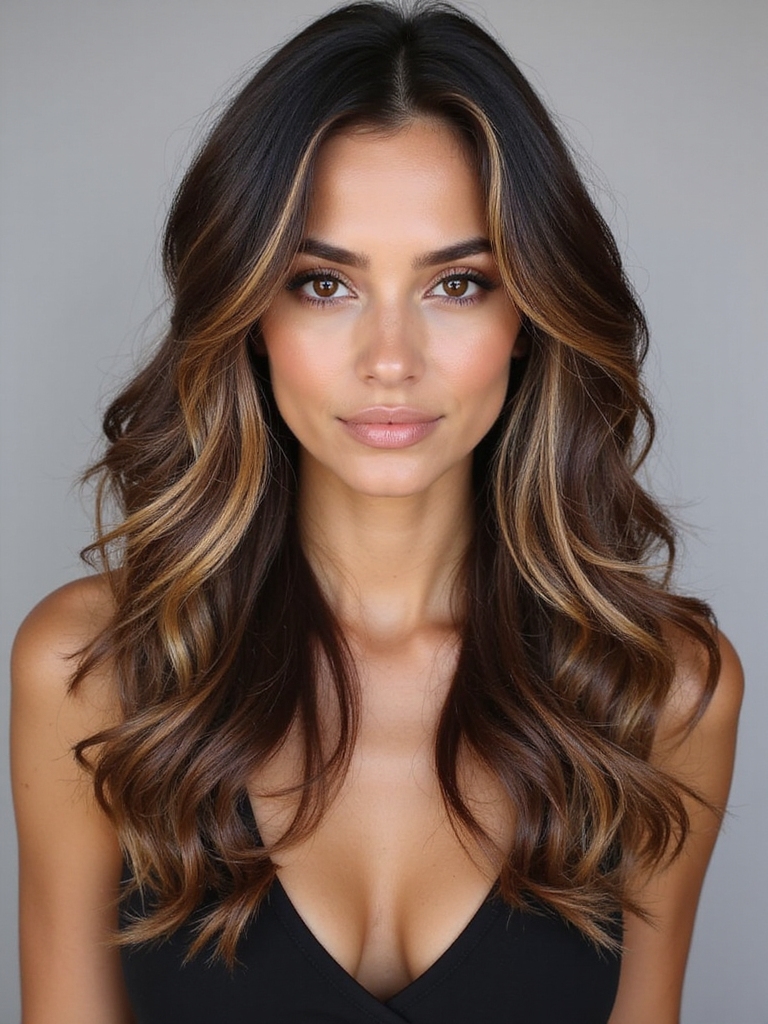 highlighted hair styling ideas