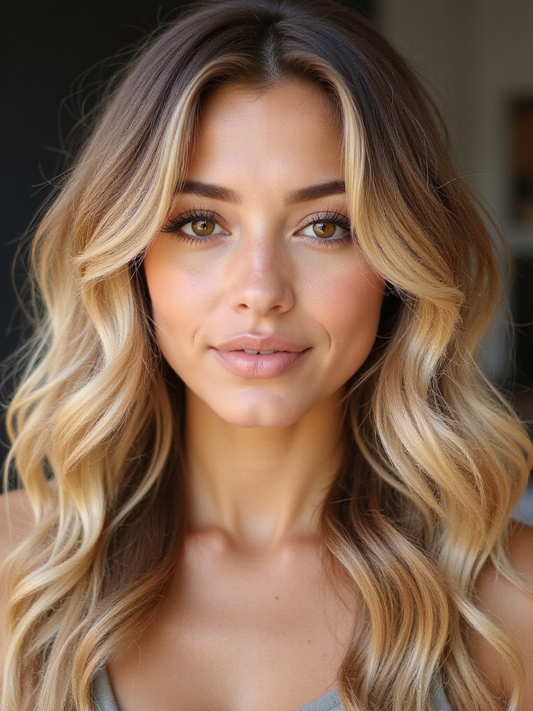 honey blonde hair highlights