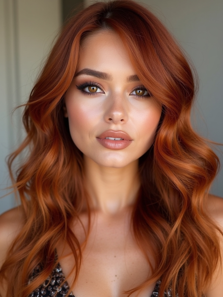 honeyed ginger hair color