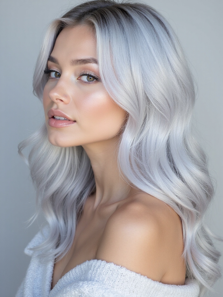icy blonde hair trend