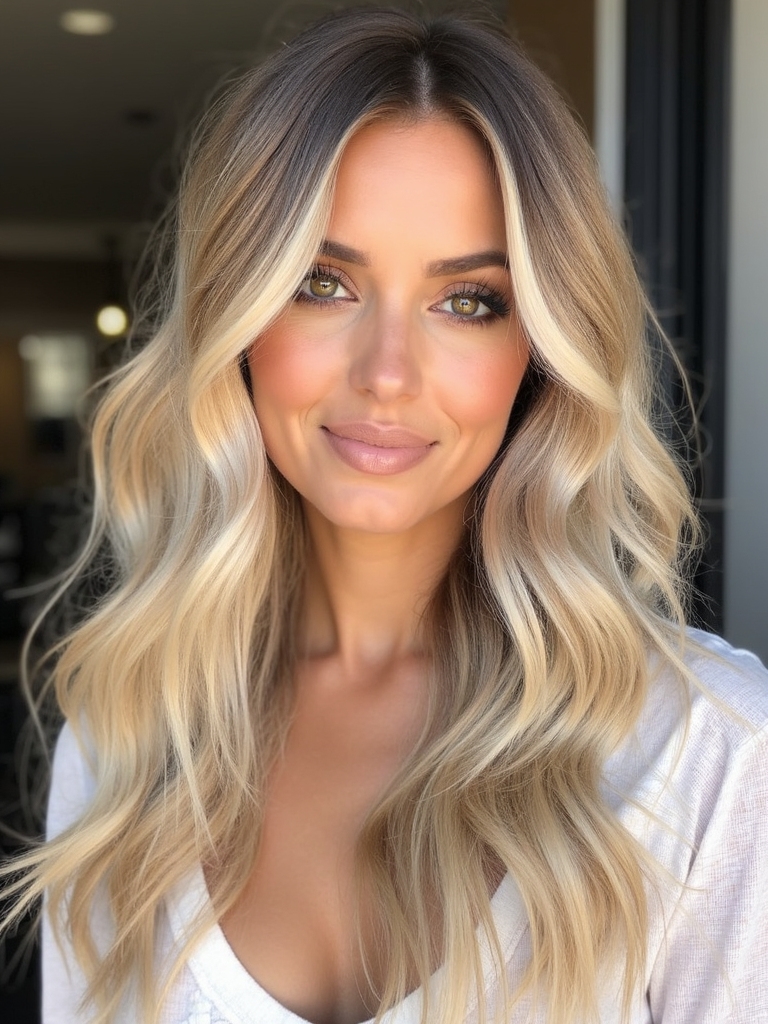 maintain highlighted hair shine
