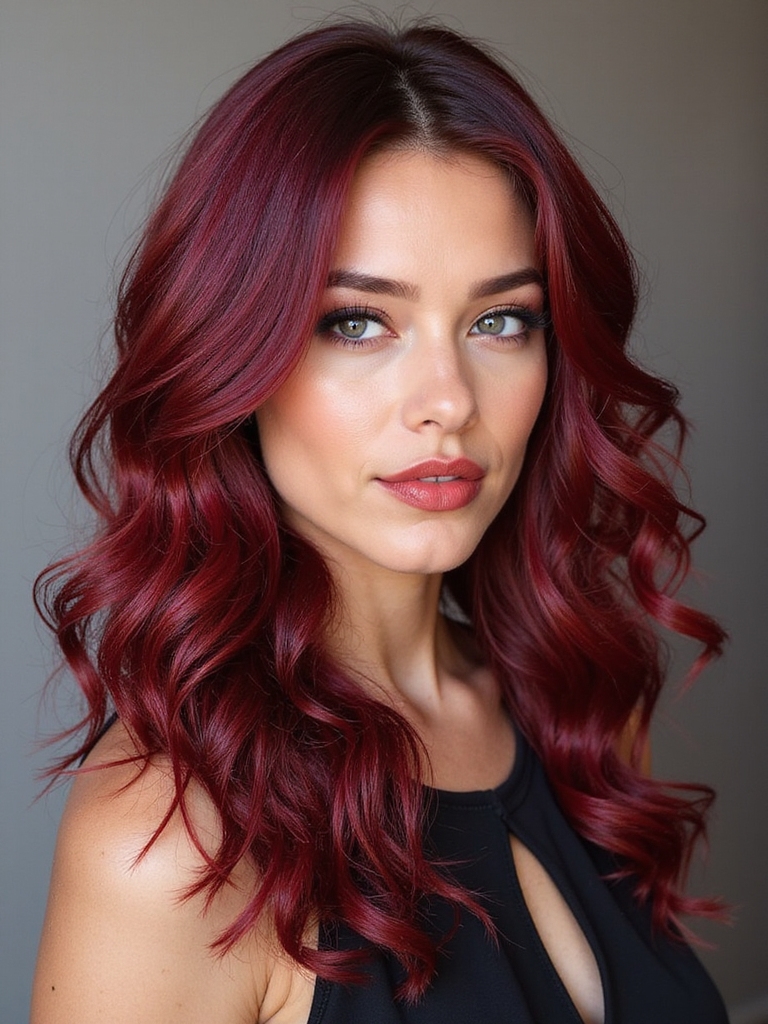 metallic cherry red vibrancy