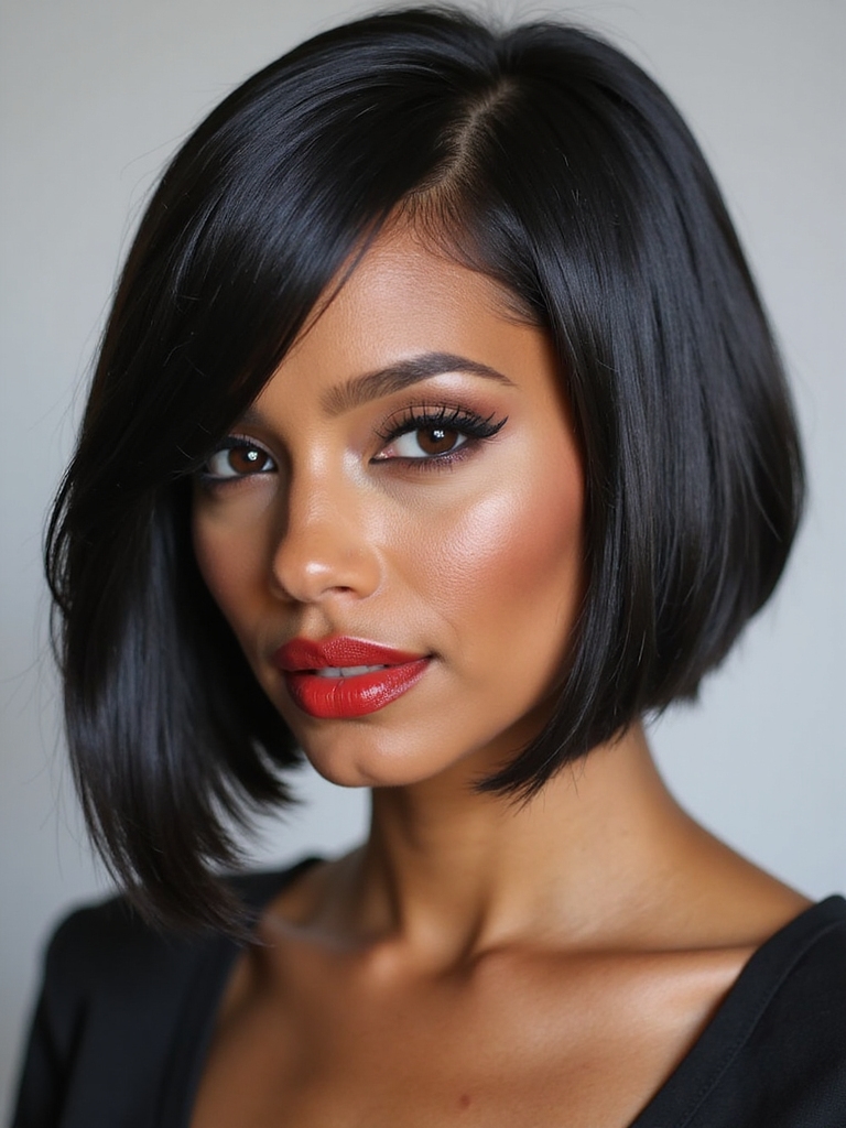 modernized classic bob hairstyle