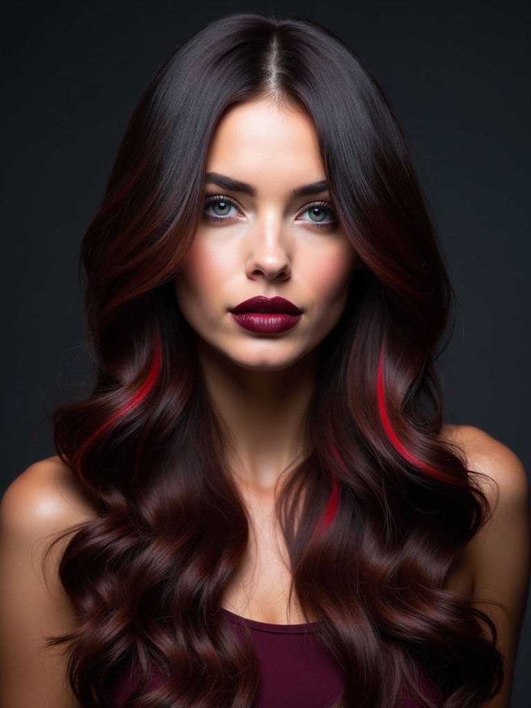 mystery vibrant hair streaks