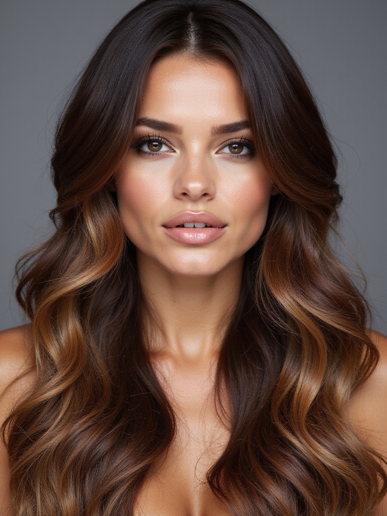ombre highlights with balayage