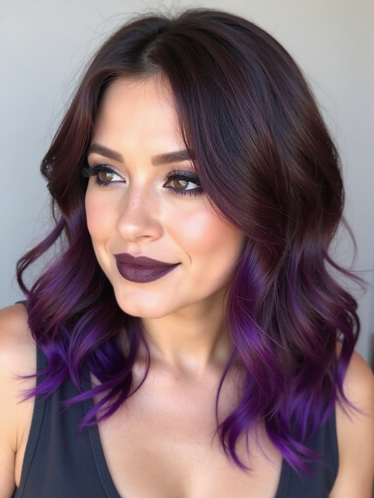 peekaboo hair trend combinations