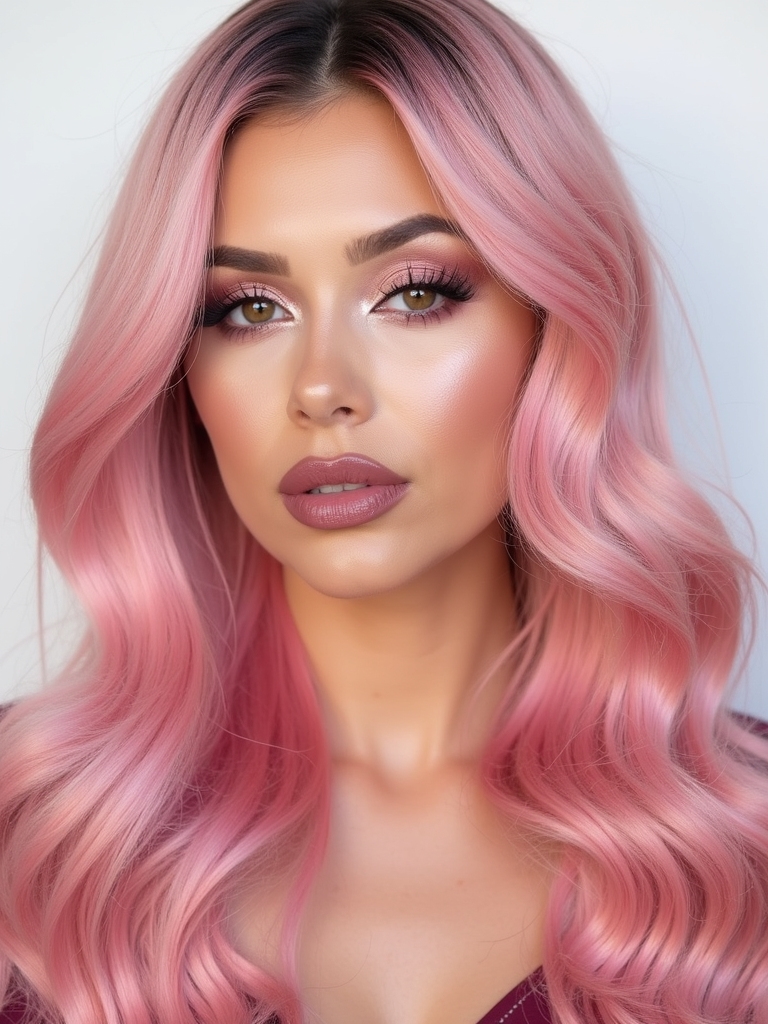 playful vibrant hair color