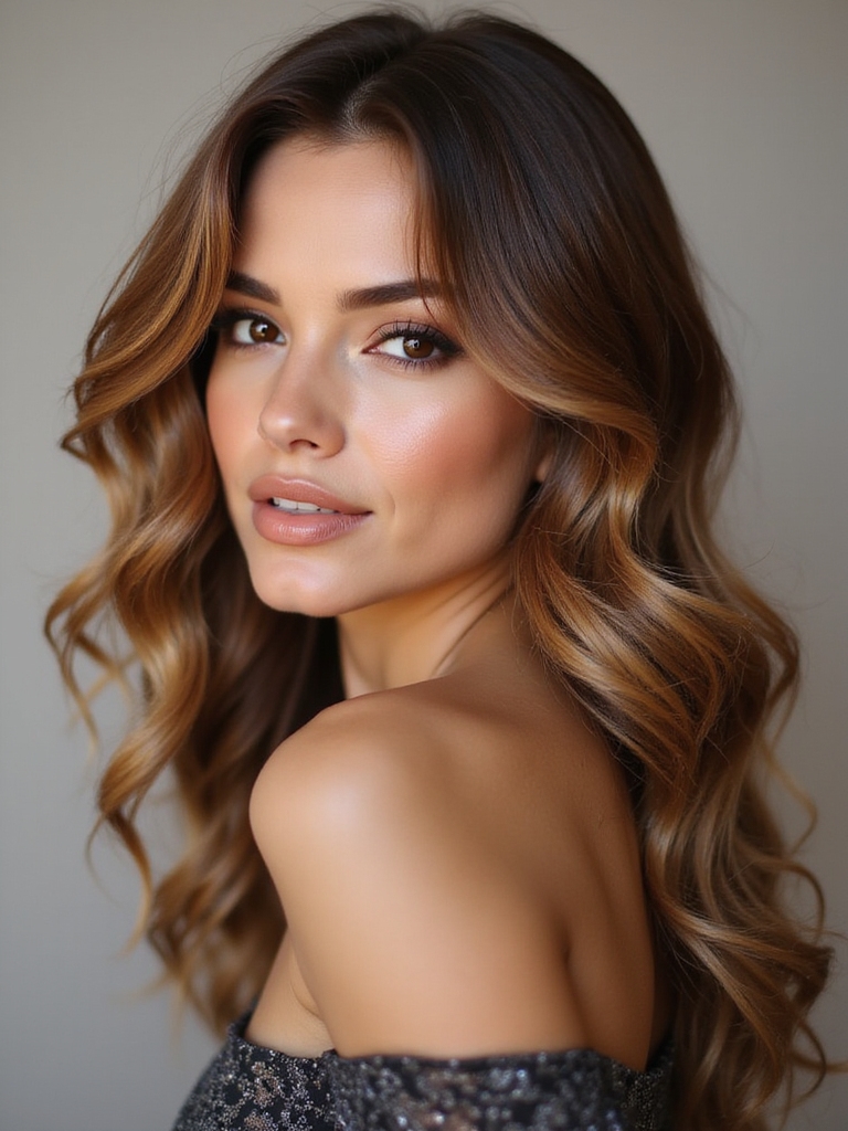 radiant honey brown glow