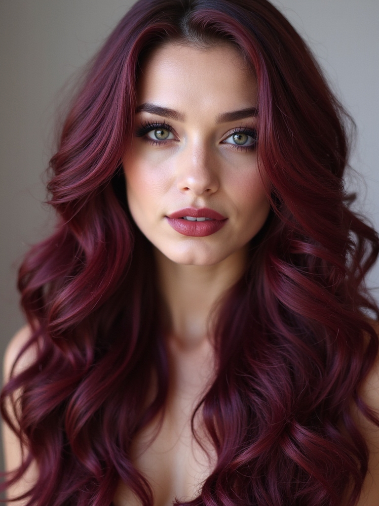 radiant ruby wave hairstyle