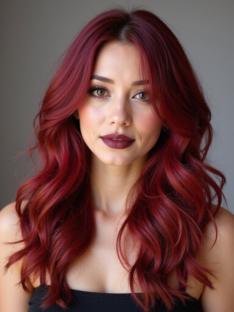 rare ruby red hair
