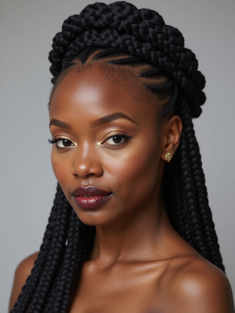 regal elegance in braids