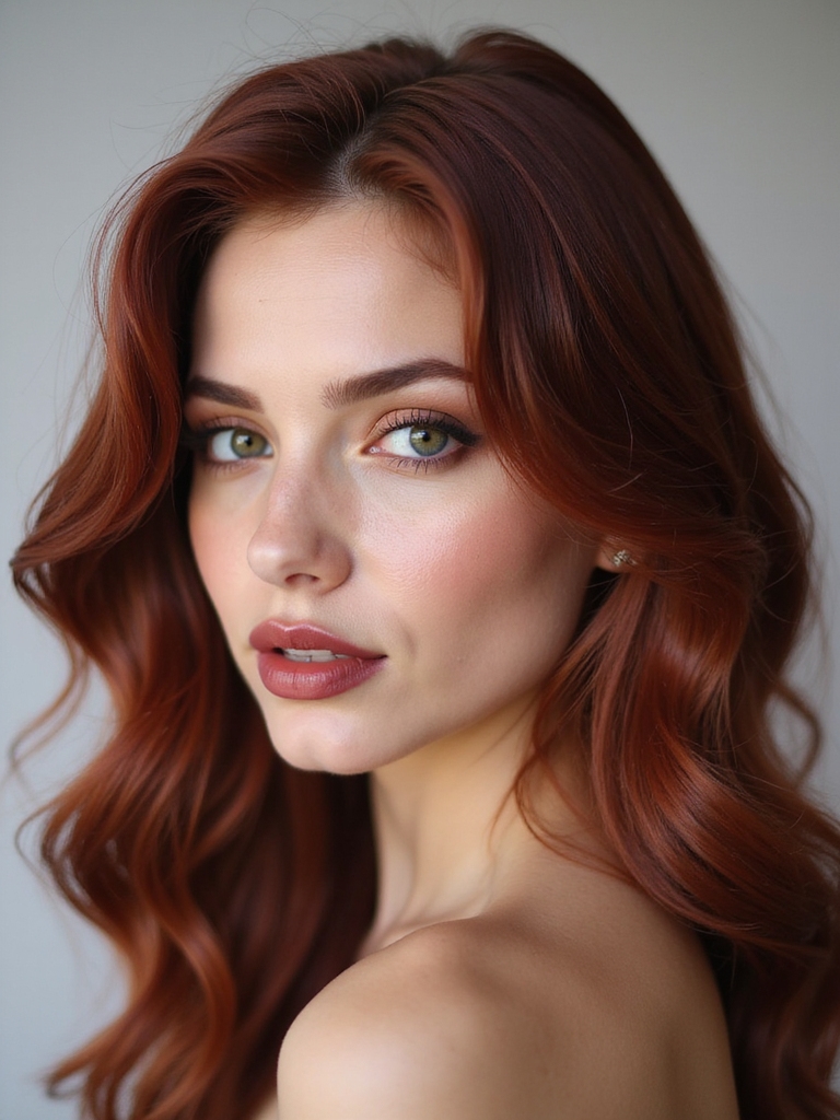 rich auburn hair allure