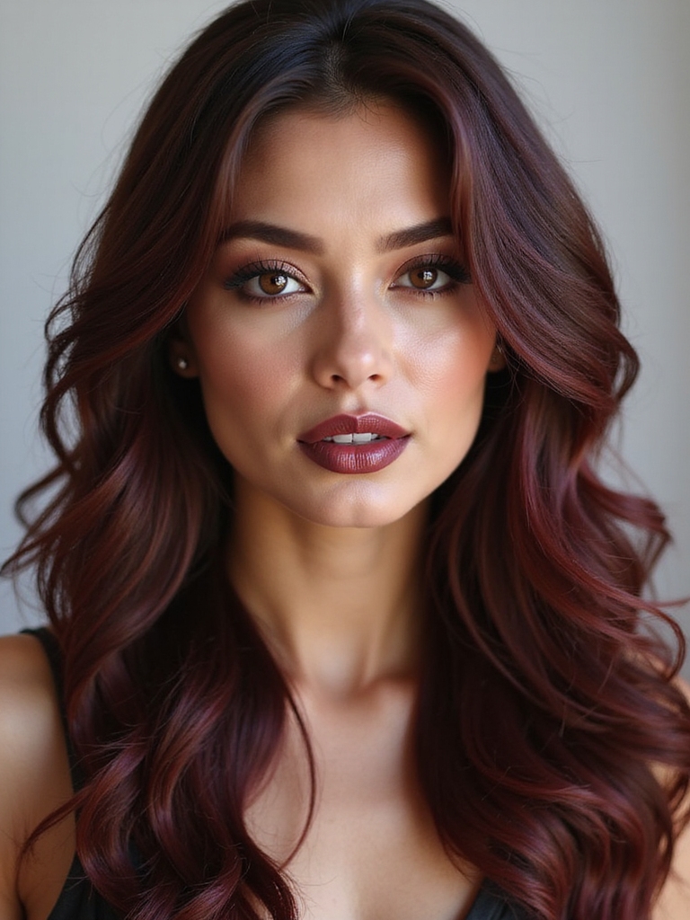 rich mahogany hair warmth