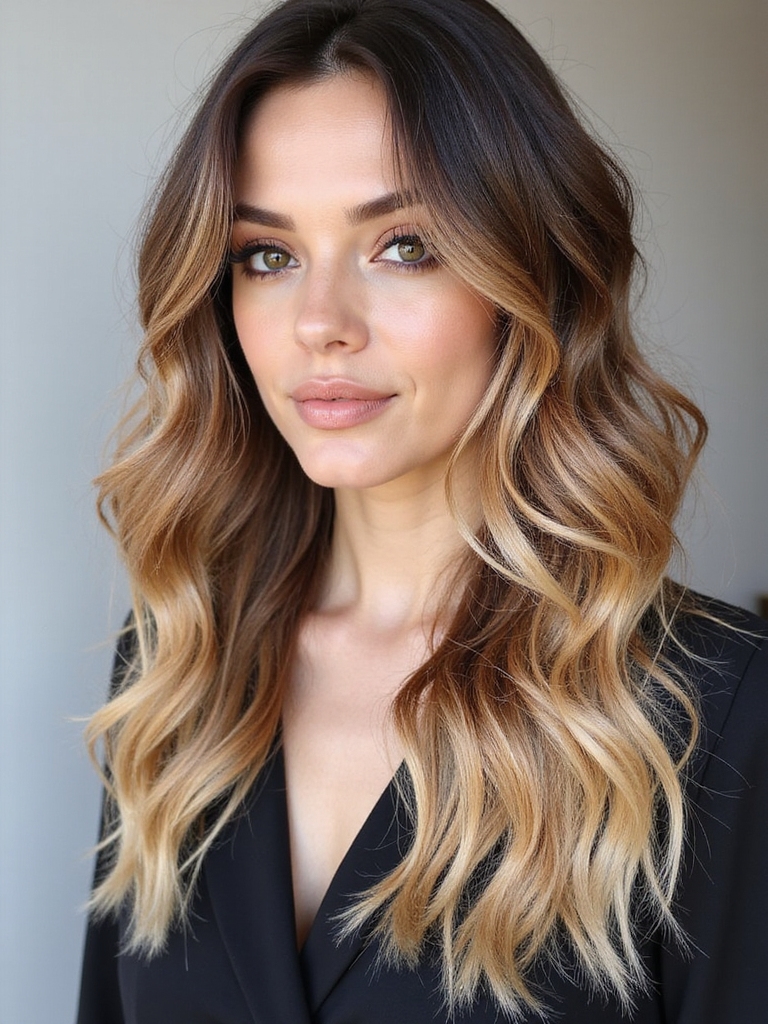 seamless blonde balayage technique