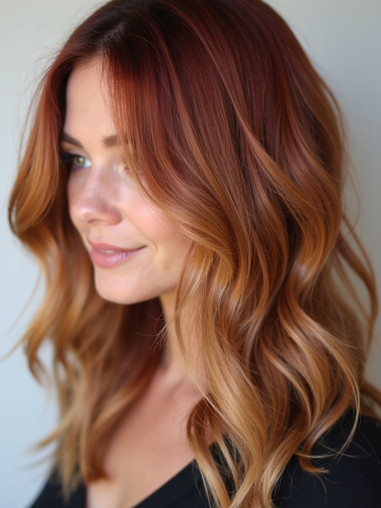 seasonal hair color transitions